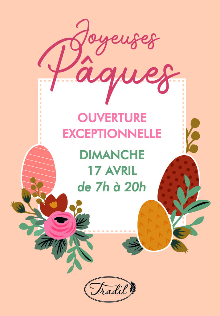 Affiche Ouverture PÂQUES Format A4-01